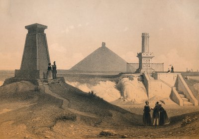Monumentos de guerra en el campo de batalla de Waterloo, Bélgica de Vanderhecht