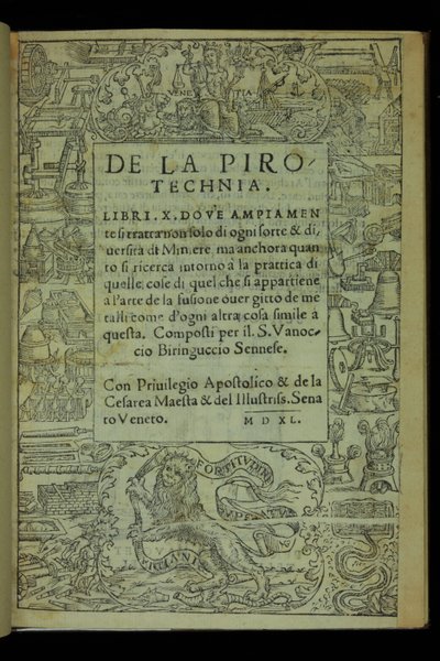 De la pirotecnia de Vannoccio Biringucci