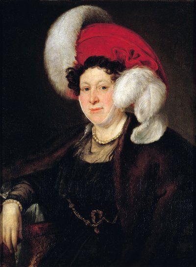 Retrato de la condesa Natalia Alexandrovna Zubova 1775-1844, nacida Suvorova, 1834 de Vasili Andreevich Tropinin