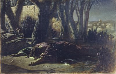 Cristo en el Jardín de Getsemaní, 1878 de Vasili Grigorevich Perov