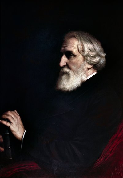 Retrato de Iván Serguéyevich Turguénev de Vasili Grigorevich Perov