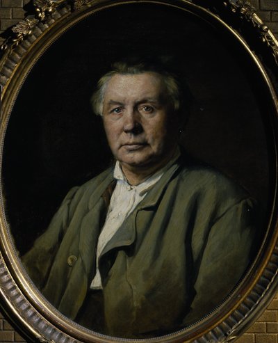Retrato del pintor P. S. Stepanov, 1870 de Vasili Grigorevich Perov