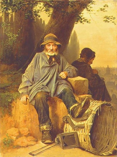 El trapero parisino de Vasili Grigorevich Perov