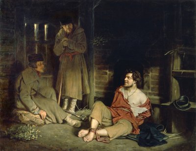 Un bribón arrestado, 1873 de Vasili Grigorevich Perov