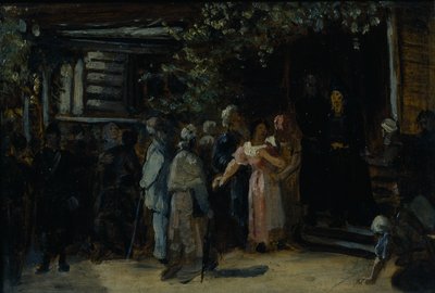 Visitando a un ermitaño de Vasili Grigorevich Perov