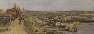 Vista de Rybinsk, 1886 de Vasili Maximovich Maximov