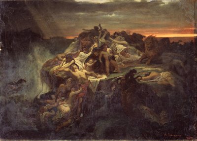 El Diluvio, 1869 de Vasili Petrovich Vereshchagin