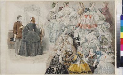 Moda femenina de Vasili Semenovich Sadovnikov