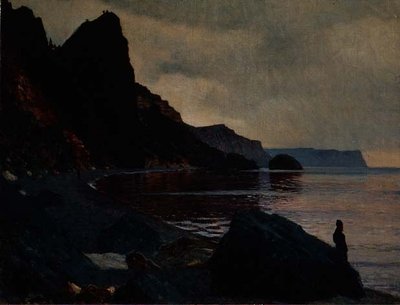 Cerca del Monasterio de San Jorge, Krym, Ucrania de Vasili Vasilievich Vereshchagin