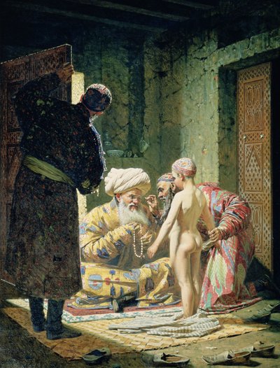 Venta de un niño esclavo de Vasili Vasilievich Vereshchagin
