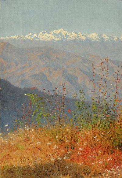 Atardecer en el Himalaya de Vasili Vasilievich Vereshchagin