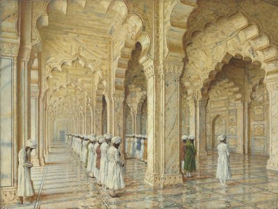 La Mezquita de la Perla en Agra, finales de 1870s-principios de 1880s de Vasili Vasilievich Vereshchagin