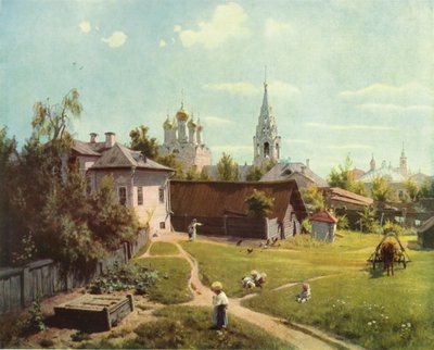 Patio de Moscú de Vasilij Dmitrievic Polenov