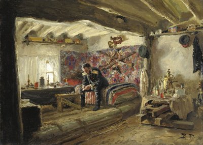 Cuartel general del Regimiento de Rushchuk Tsesarevich Alexander Alexandrovich en Brestovets de Vasilij Dmitrievich Polenov