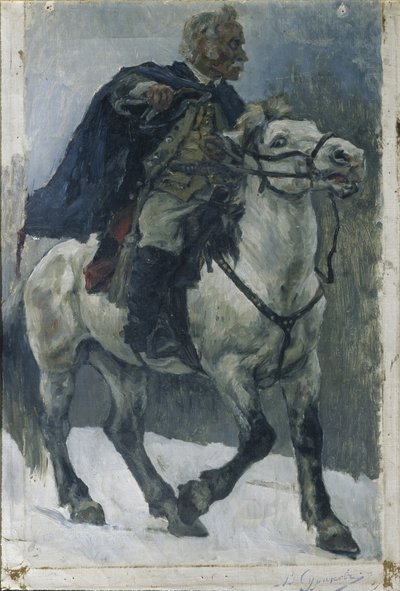 Alexander Suvorov a caballo de Vasilij Ivanovic Surikov