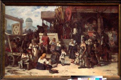 El juicio del Gran Príncipe - Pintura de Vasilli Ivanovich Surikov (Vasily Surikov o Vassili Surikow) (1848- 1916), óleo sobre lienzo de Vasilij Ivanovic Surikov