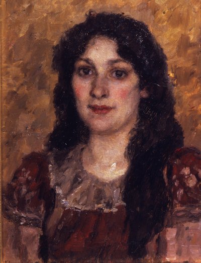 Retrato de la esposa del artista, 1888 de Vasilij Ivanovic Surikov