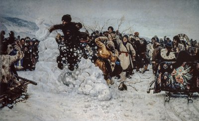 Tormenta de nieve en la fortaleza de Vasilij Ivanovic Surikov