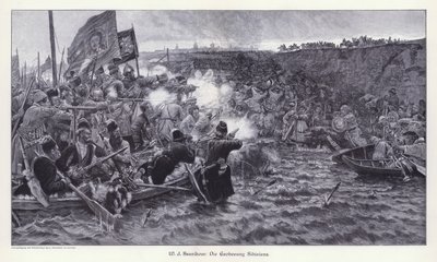 La conquista de Siberia por Yermak Timofeyevich de Vasilij Ivanovic Surikov