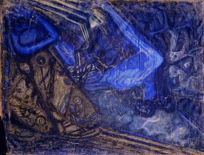 Lamentando la muerte de Michail Vrubel, 1910-1911 de Vasily Ivanovich Denisov