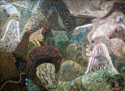 Fondo del mar, finales del siglo XIX o principios del siglo XX de Vasily Ivanovich Denisov