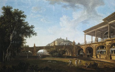 Rampa de la Galería Cameron en el Parque de Tsárskoye Seló de Vasily Petrovich Petrov