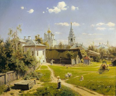 Patio de Moscú de Vasily Polenov