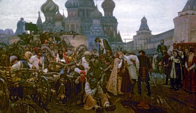 La Mañana de la Ejecución de los Streltsy de Vasily Surikov