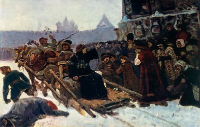 El boyardo Morozova, un estudio, 1881, 1965 de Vasily Surikov
