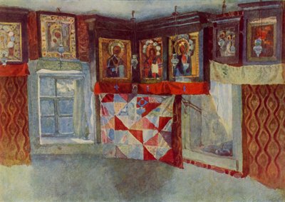 La capilla del pueblo, 1880-1889, 1965 de Vasily Surikov