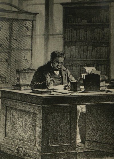 Retrato del filólogo y editor Nikolai Ivanovich Grech 1787-1867 de Georg Wilhelm Timm