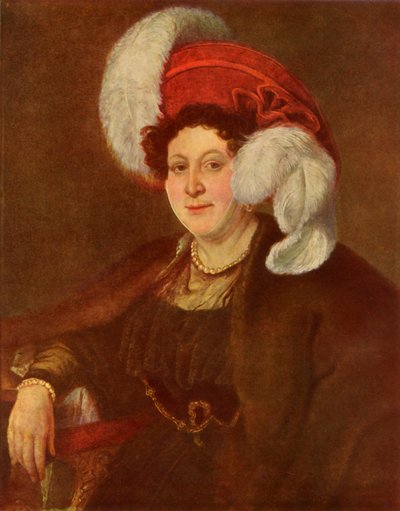 Retrato de la Condesa V. A. Zubova de Vasily Tropinin