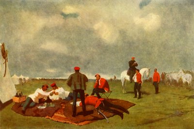 Un campamento militar, finales del siglo XIX de Vasily Vereshchagin