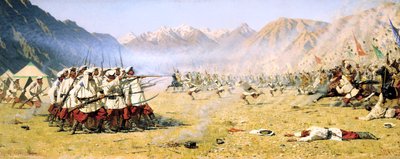 Un ataque repentino, 1871 de Vasily Vereshchagin