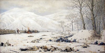 Campo de batalla en el paso de Shipka de Vasily Vereshchagin