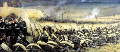 Antes de la ofensiva. Cerca de Pleven, 1877-1878 de Vasily Vereshchagin