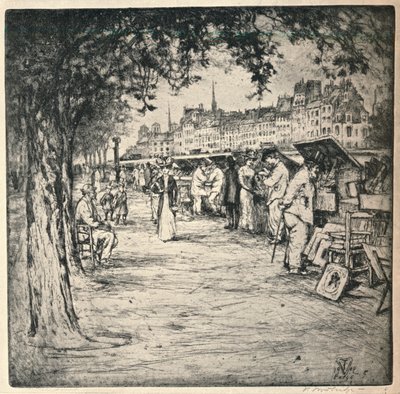 A lo largo del muelle, 1915 de Vaughan Trowbridge