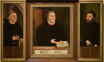El Santuario de Lutero, tríptico de Veit Thiem