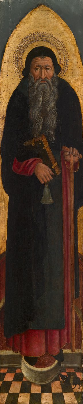 San Antonio Abad de un retablo agustino de Venetian