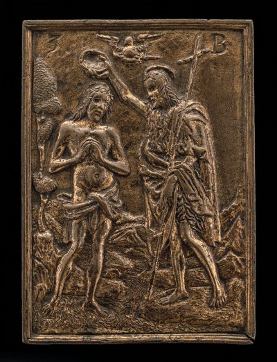 El Bautismo en el Jordán de Venetian 16th Century