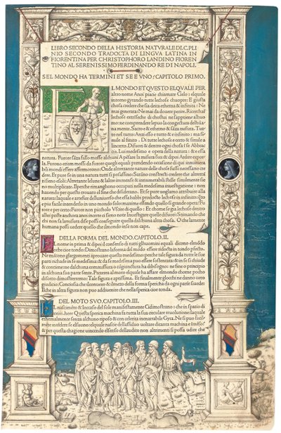 "Historia Naturalis" de Plinio el Viejo de Venetian School