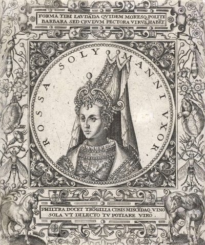 retrato del sultán roxelana de Venetian School