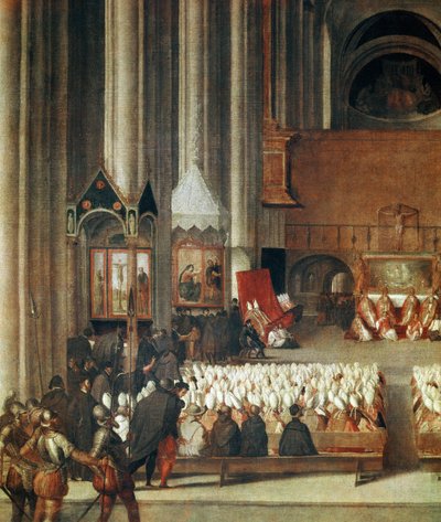 La Asamblea del Concilio de Trento de Venetian School