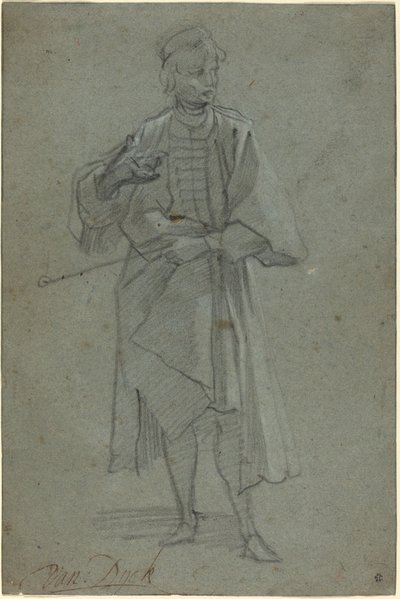 Figura de un hombre (recto) de Ventura Salimbeni