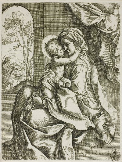 Virgen con el Niño y San José de Ventura Salimbeni