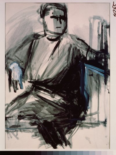 Autorretrato (Self Portrait) de Vera Mikhailovna Yermolayeva