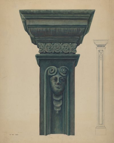 Pilar de Hierro Fundido de Vera Van Voris