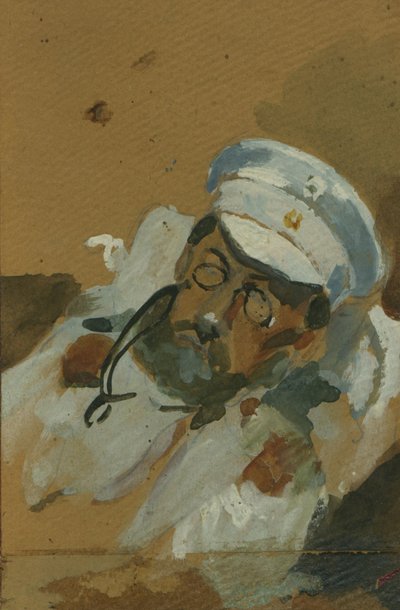 Retrato de Vladimir Alexeyevich Khlebnikov, c. 1895 de Vera Vladimirovna Khlebnikova