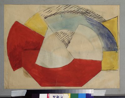Composición constructivista de Vera Yefremova Pestel