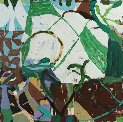 Verde geométrico abstracto de Vered Gersztenkorn